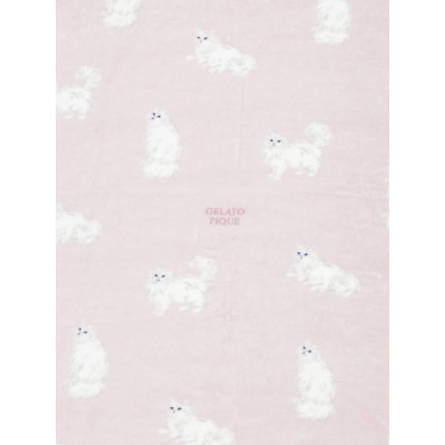 gelato pique（ジェラートピケ） Sleep CAT柄コットン毛布 psgg262806