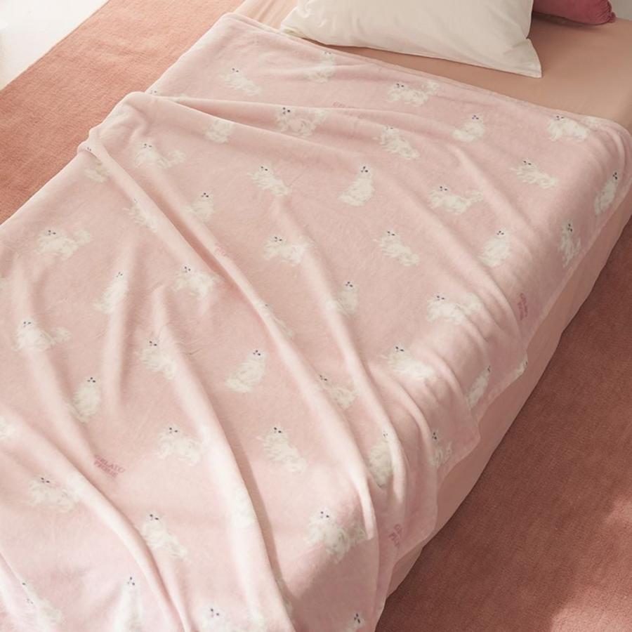 gelato pique（ジェラートピケ） Sleep CAT柄コットン毛布 psgg262806
