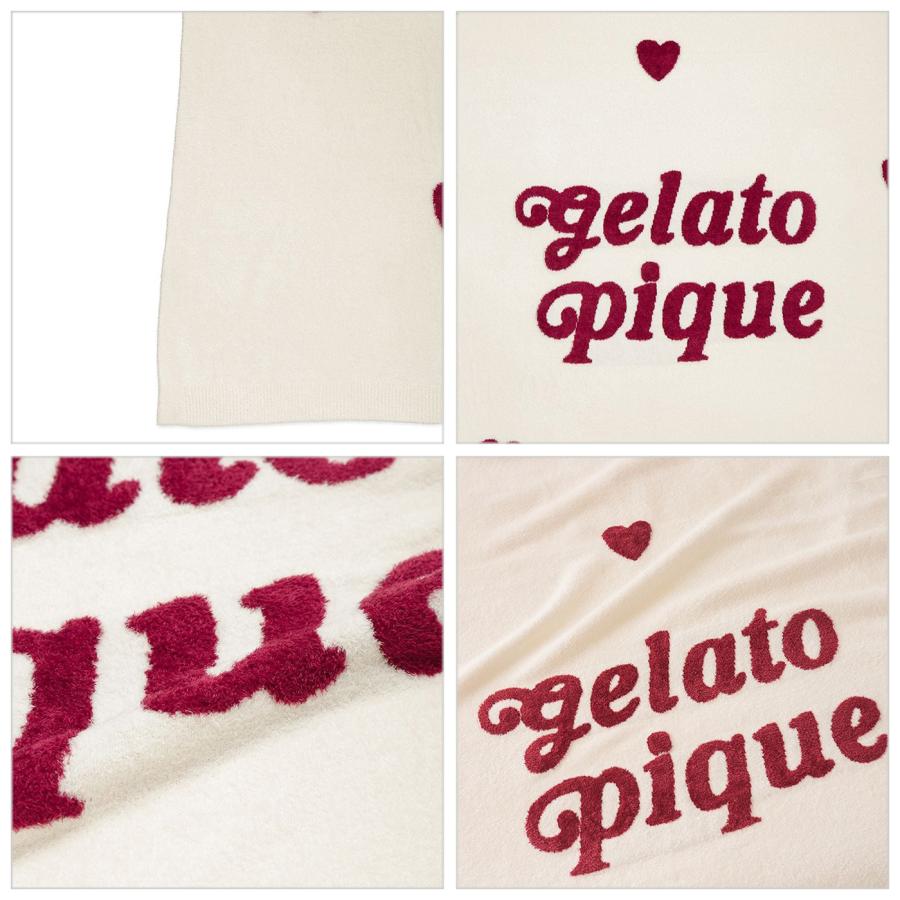 gelato pique（ジェラートピケ） Sleep ハートロゴジャガード マルチ