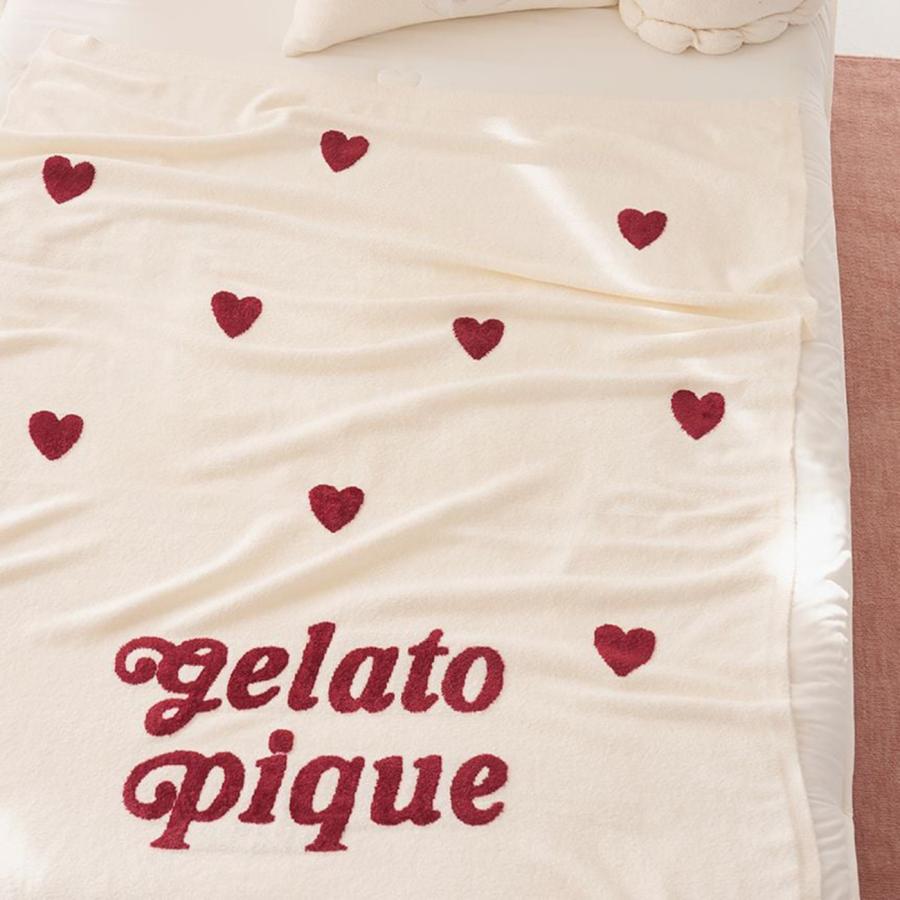 gelato pique（ジェラートピケ） Sleep ハートロゴジャガード マルチ