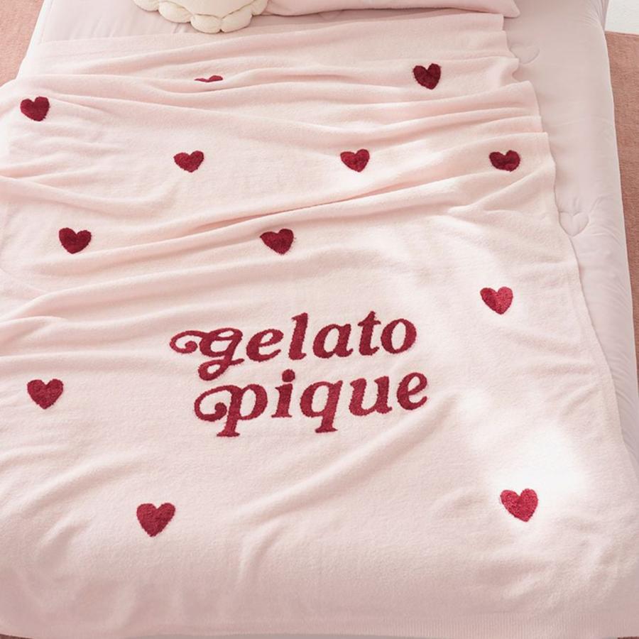gelato pique（ジェラートピケ） Sleep ハートロゴジャガード マルチ