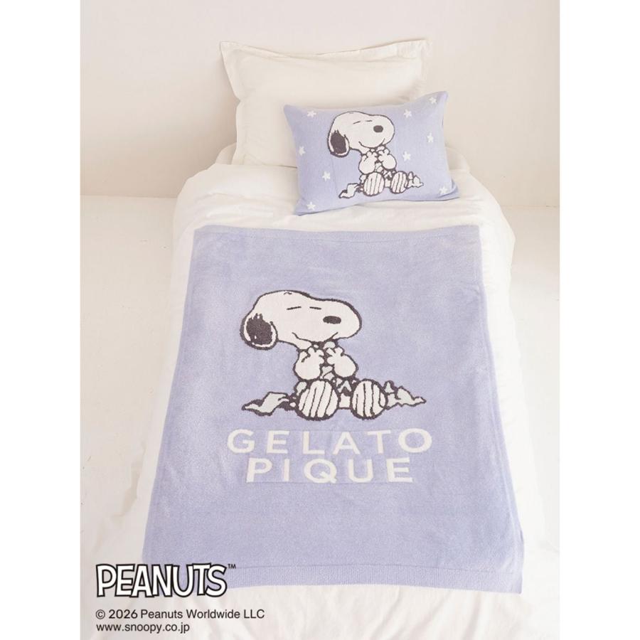 新品未使用 完売 ジェラートピケスリープPEANUTS ジャガードマルチカバー gelato pique（ジェラートピケ） gelato pique PEANUTS Sleep スムー
