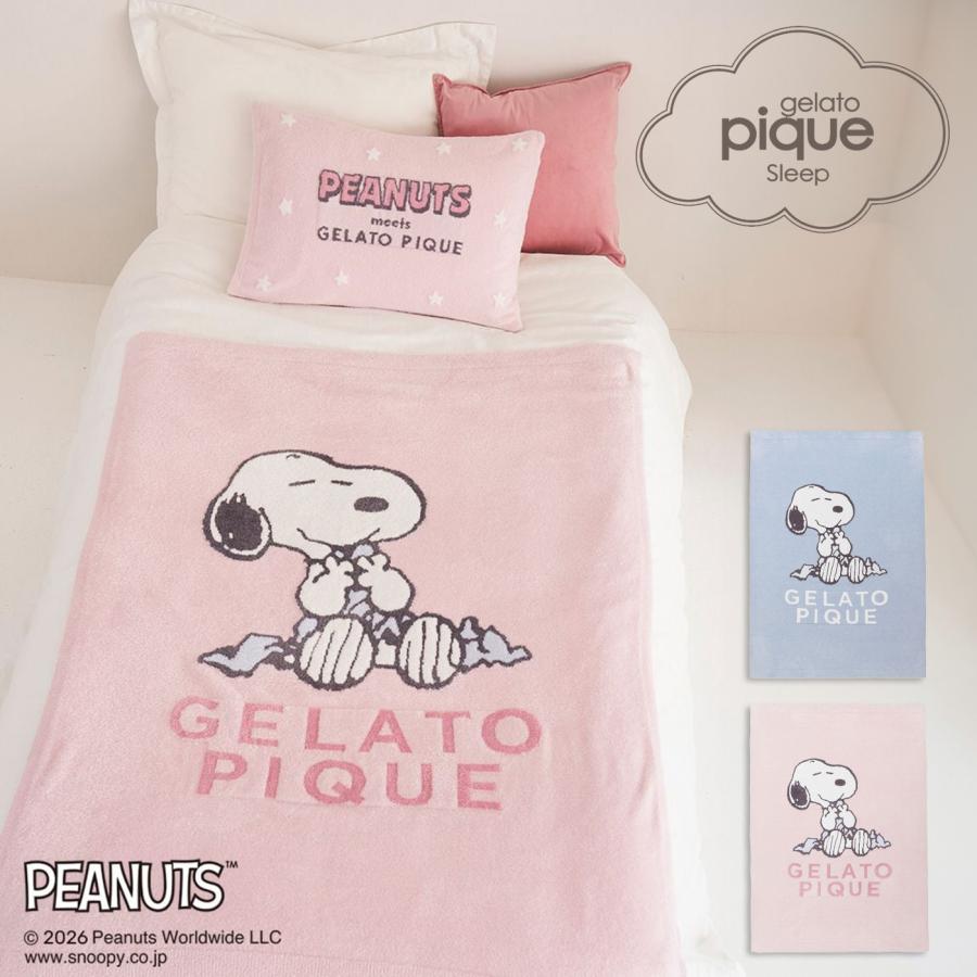 gelato pique ジェラピケPEANUTSジャガードパーカ スヌーピー gelato pique（ジェラートピケ） gelato pique PEANUTS Sleep スムー
