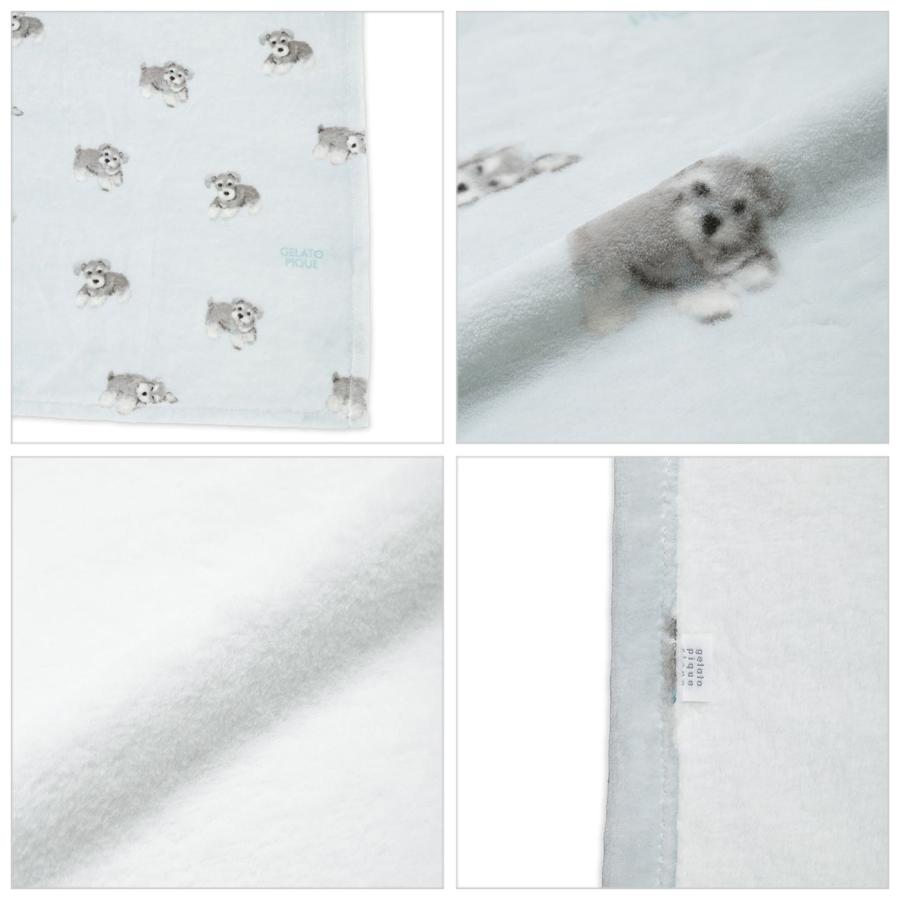 gelato pique（ジェラートピケ） Sleep DOG柄コットン毛布 psgg262854