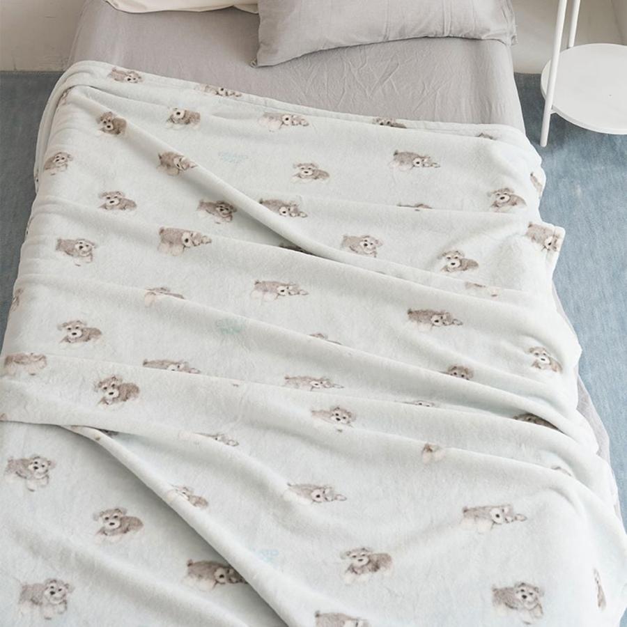 gelato pique（ジェラートピケ） Sleep DOG柄コットン毛布 psgg262854