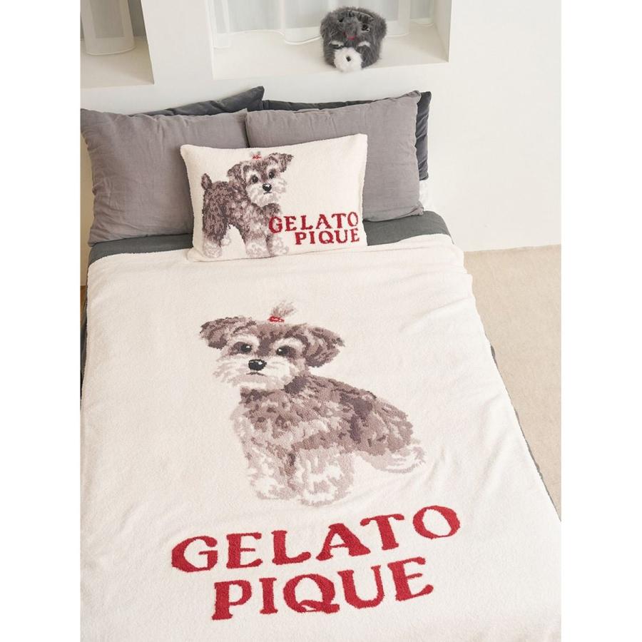 gelato pique（ジェラートピケ） Sleep リボンDOGモチーフジャガード