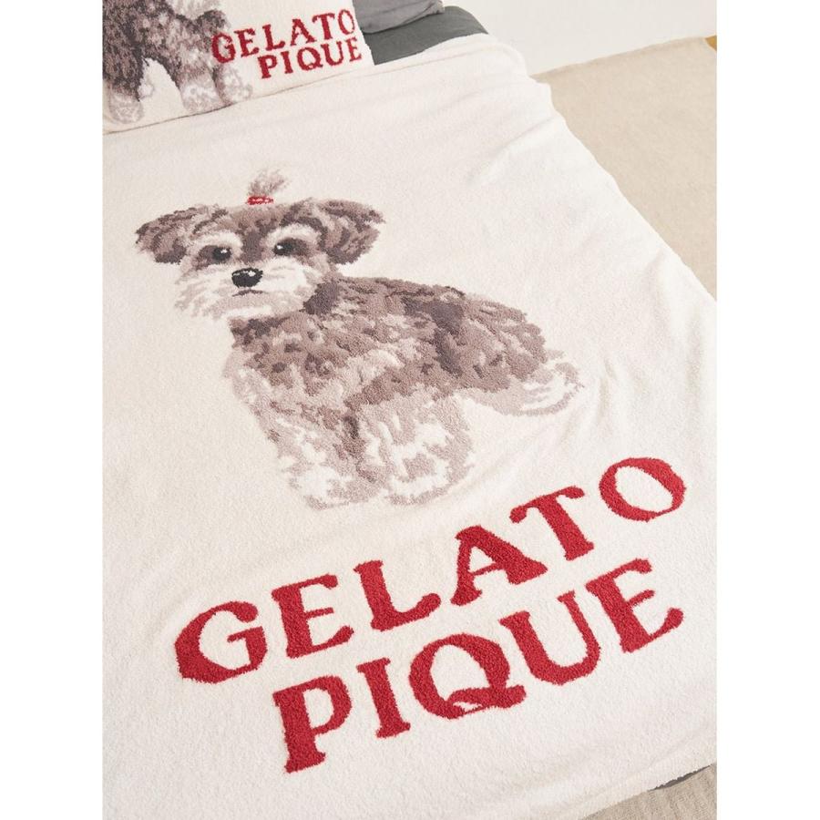gelato pique（ジェラートピケ） Sleep リボンDOGモチーフジャガード