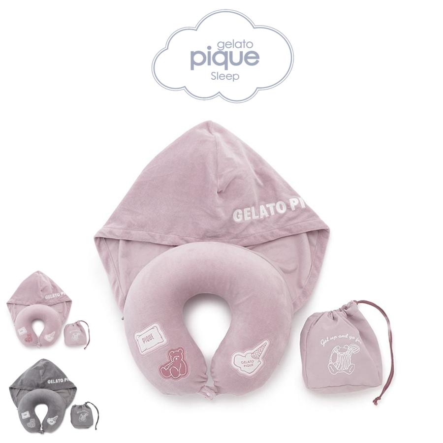 gelato pique（ジェラートピケ） トラベルグッズ フード付きネック