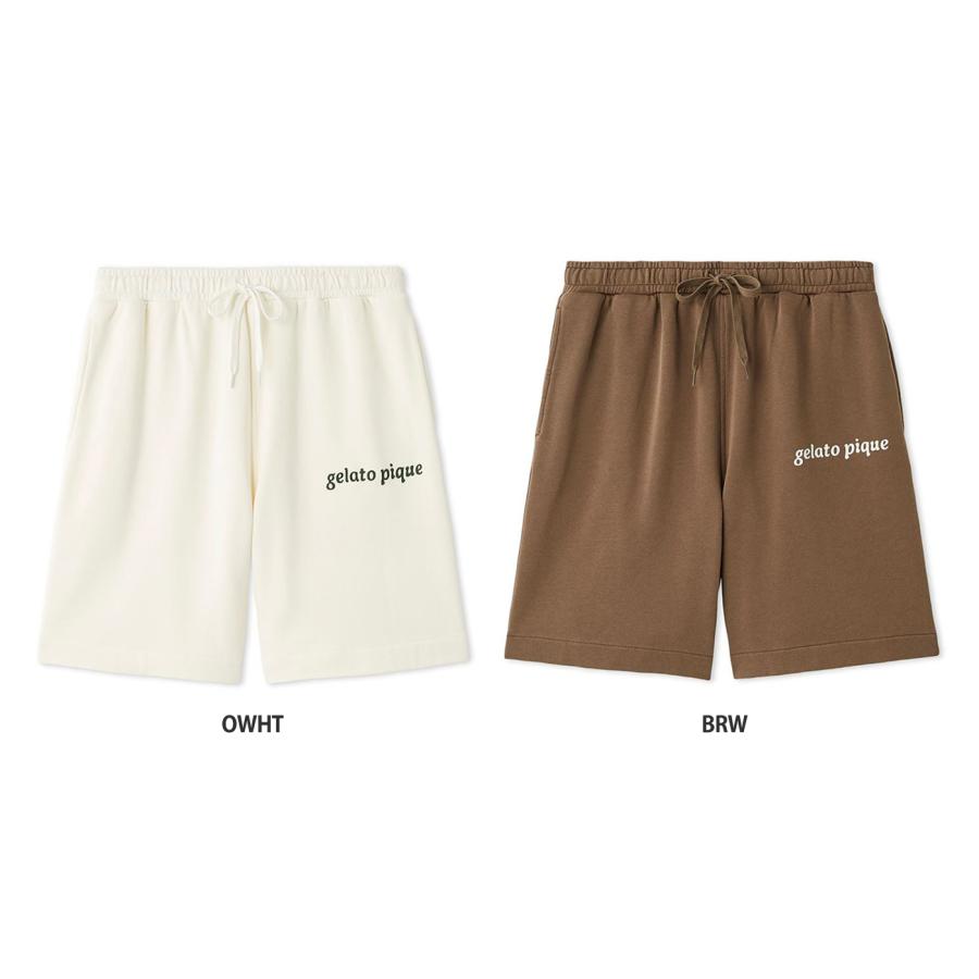 gelato pique（ジェラートピケ） SALE30%OFF UNISEX 裏毛ハーフパンツ