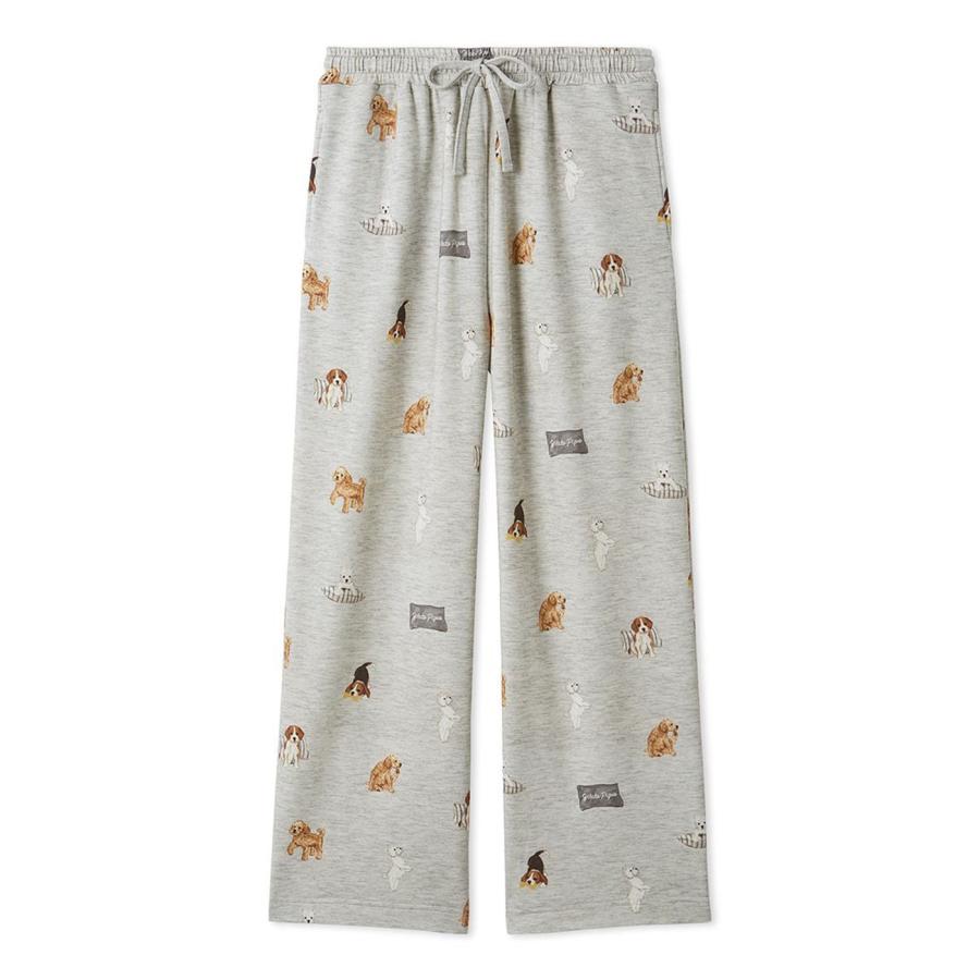 gelato pique（ジェラートピケ） UNISEX プレイフルDOG柄ロングパンツ