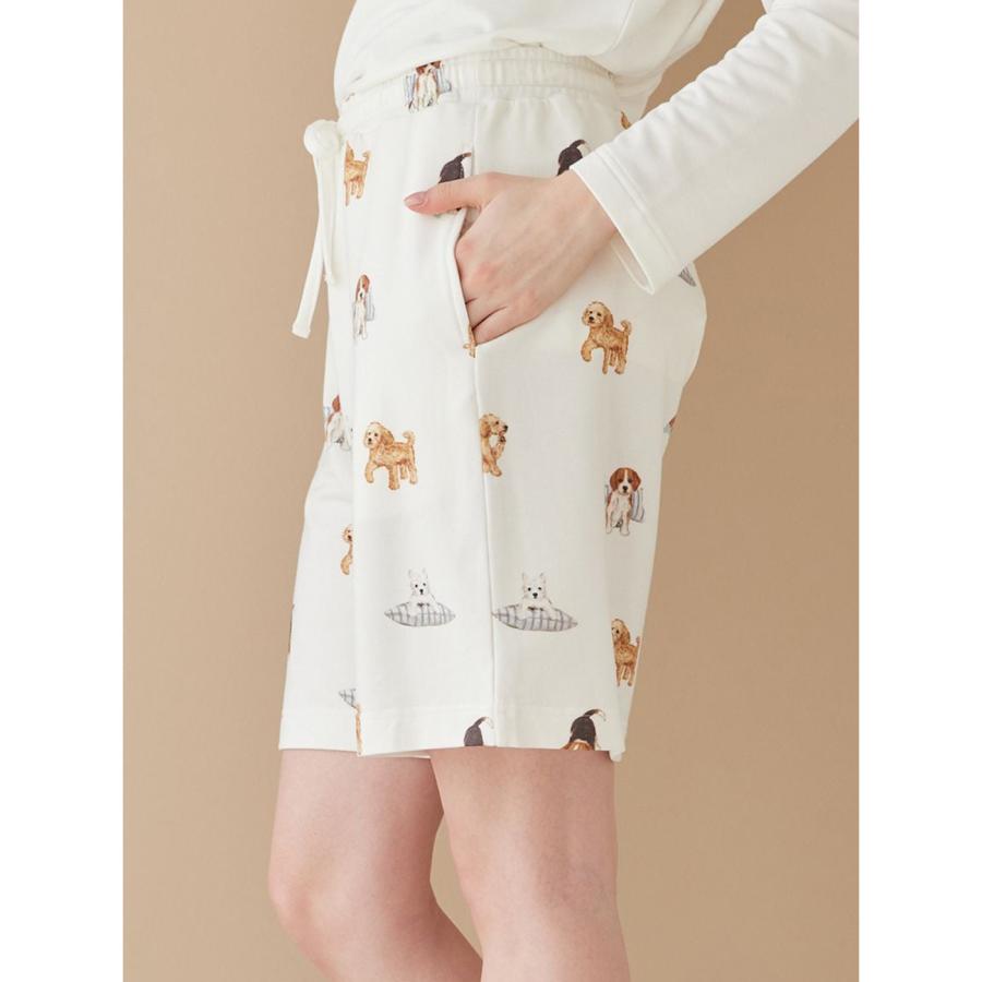 タグ付新品 ジェラピケ Dogルームウェア Ｔシャツ ハーフパンツ 上下セット gelato pique（ジェラートピケ） プレイフルDOG柄ハーフパンツ