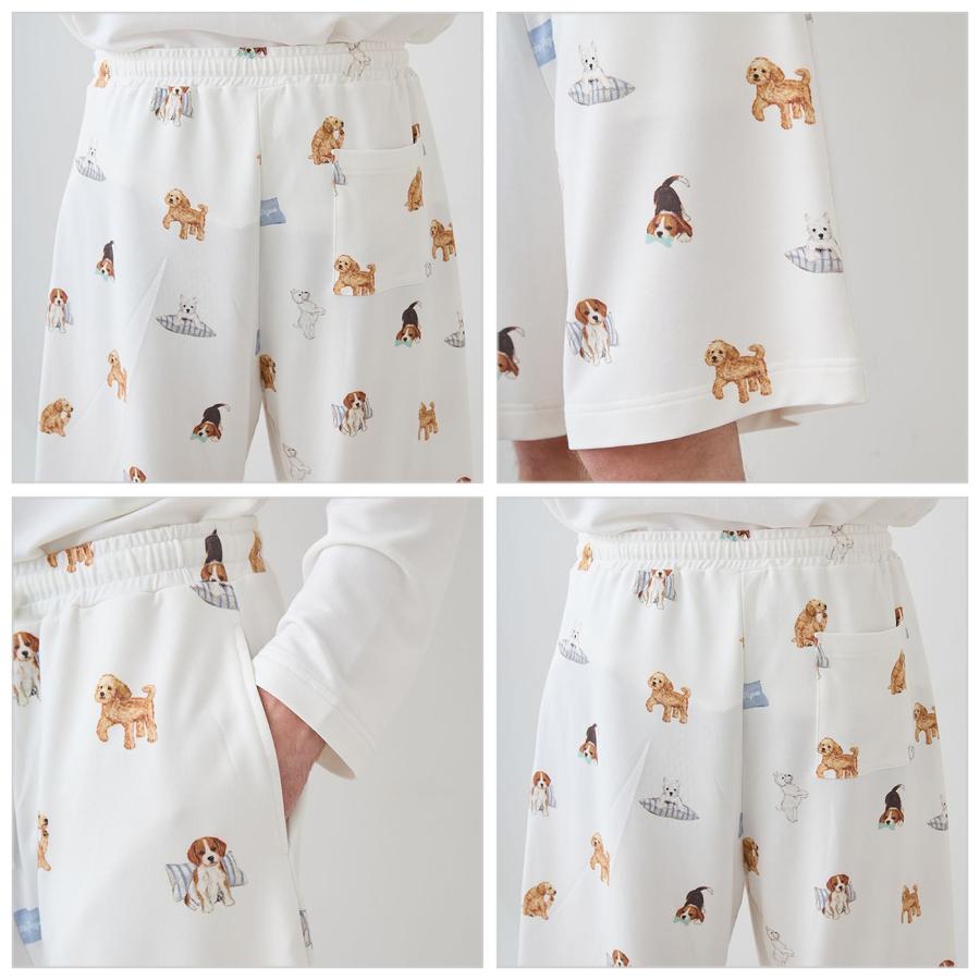 gelato pique（ジェラートピケ） プレイフルDOG柄ハーフパンツ