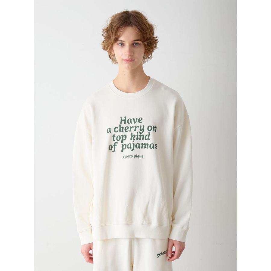 gelato pique（ジェラートピケ） SALE30%OFF UNISEX 裏毛プルオーバー