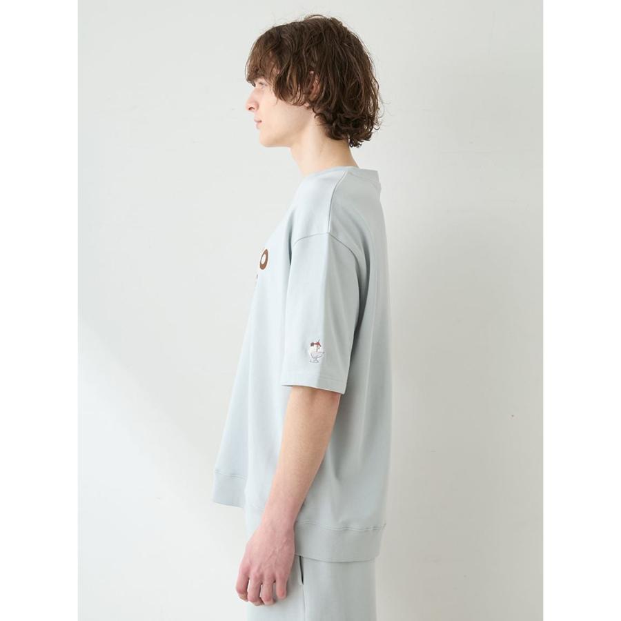 gelato pique（ジェラートピケ） UNISEX 裏毛ロゴプリントプルオーバー