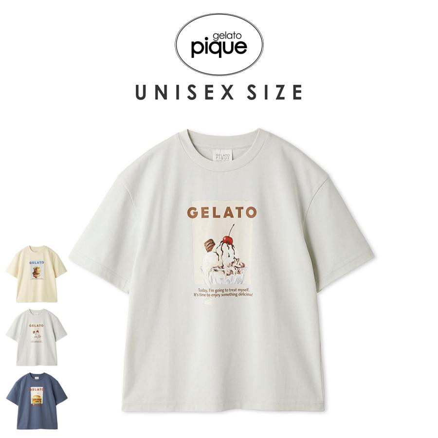 gelato pique（ジェラートピケ） 接触冷感 HIGH CALORIEワンポイントT