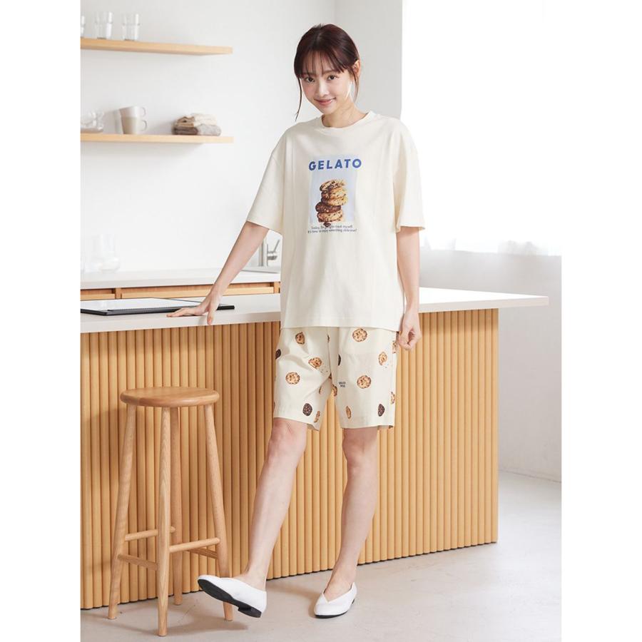 gelato pique（ジェラートピケ） 接触冷感 HIGH CALORIEワンポイントT