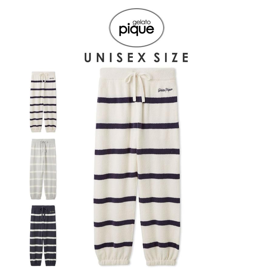 gelato pique（ジェラートピケ） エアリーモコボーダーロングパンツ