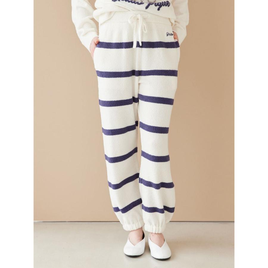 gelato pique（ジェラートピケ） エアリーモコボーダーロングパンツ
