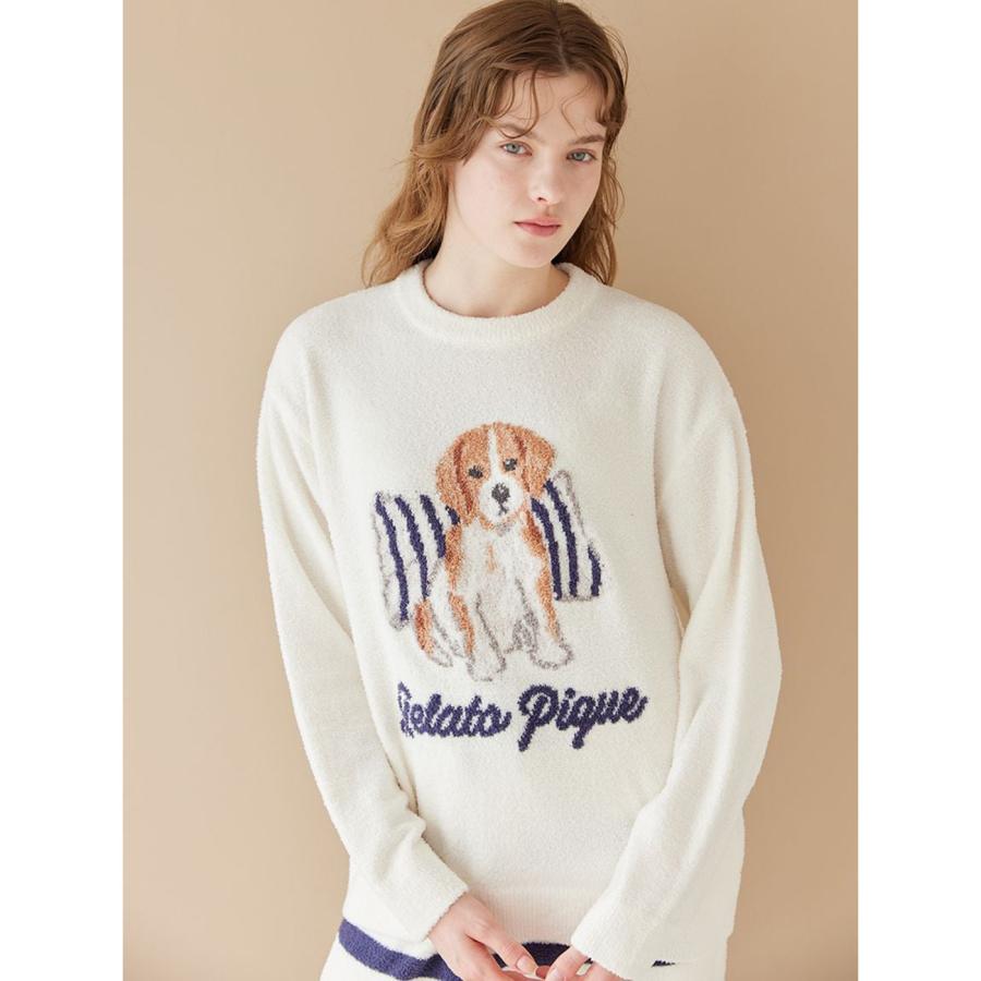 gelato pique（ジェラートピケ） UNISEX エアリーモコプレイフルDOG