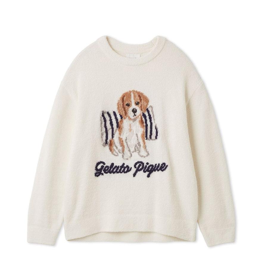 gelato pique（ジェラートピケ） UNISEX エアリーモコプレイフルDOG