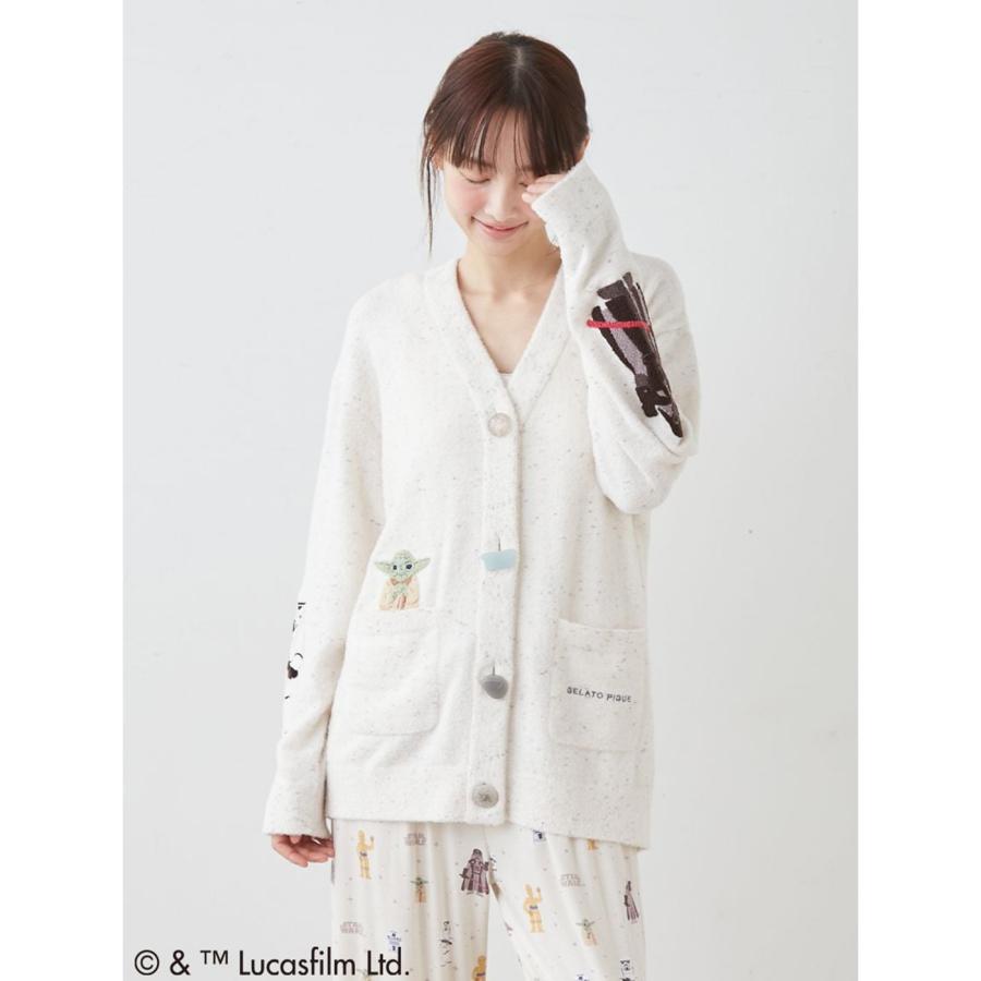 ジェラートピケ　ルームウェア　カーディガン　星　スター gelato pique（ジェラートピケ） UNISEX STAR WARS ユニセックス