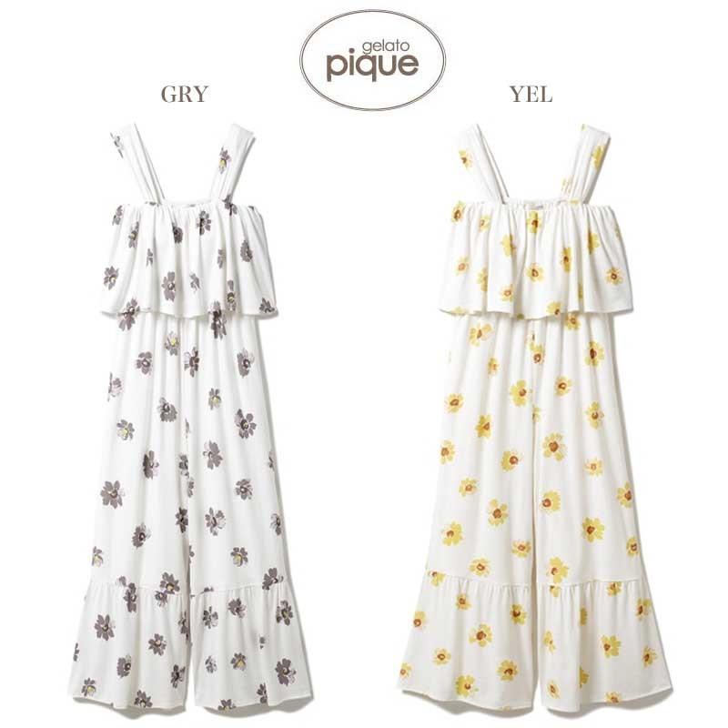 Gelato Pique ジェラートピケ ルームウェア 通販 ペイントフラワーオールインワン Pwco ジェラピケ 21春 ワンピース ギフト プレゼント Pwco セレクトショップムー 通販 Yahoo ショッピング