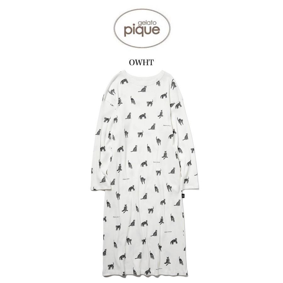 Gelato Pique ジェラートピケ 中古 ルームウェア Halloween限定 クロネコモチーフドレス ハロウィン レディース Pwco パジャマ ワンピース 部屋着