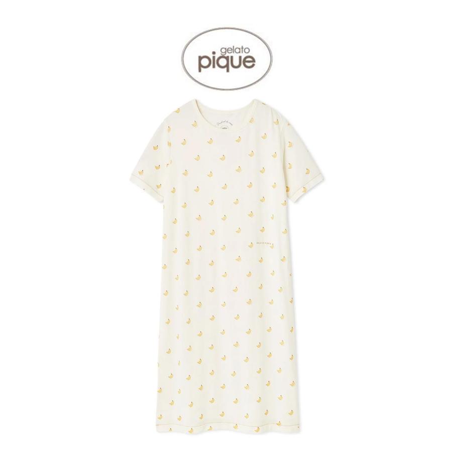 GELATO PIQUE バナナ柄 ルームウェア セール】バナナ柄Tシャツ（ルームウェア/パジャマ）｜gelato
