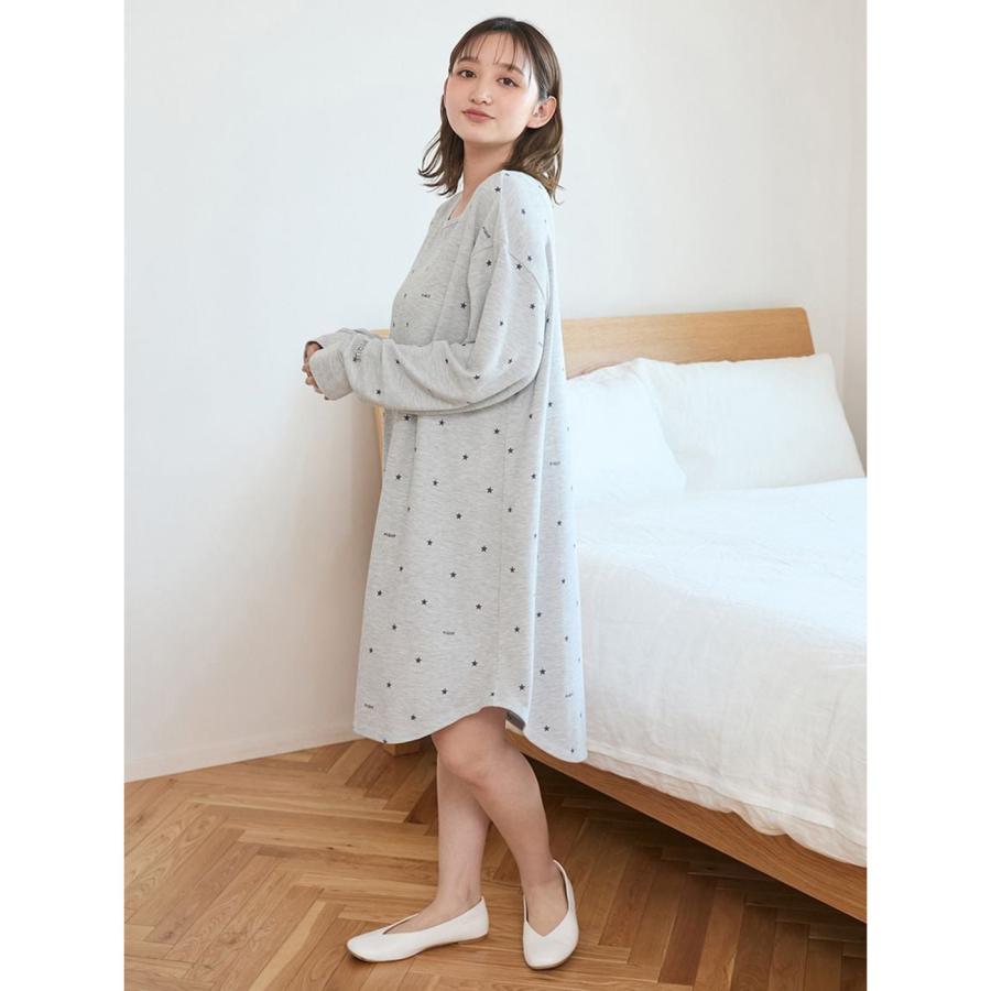 gelato pique（ジェラートピケ） SALE30%OFF 星柄ワッフルワンピース