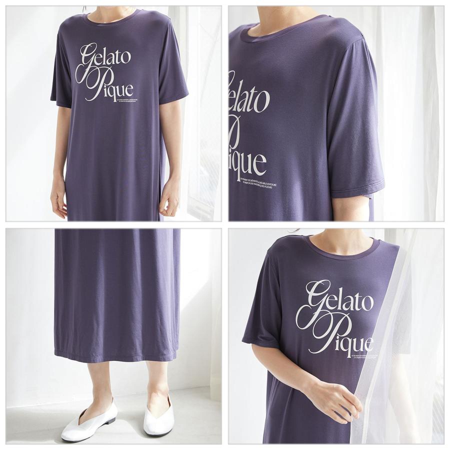 gelato pique（ジェラートピケ） IFMC. 接触冷感 レーヨンロゴ