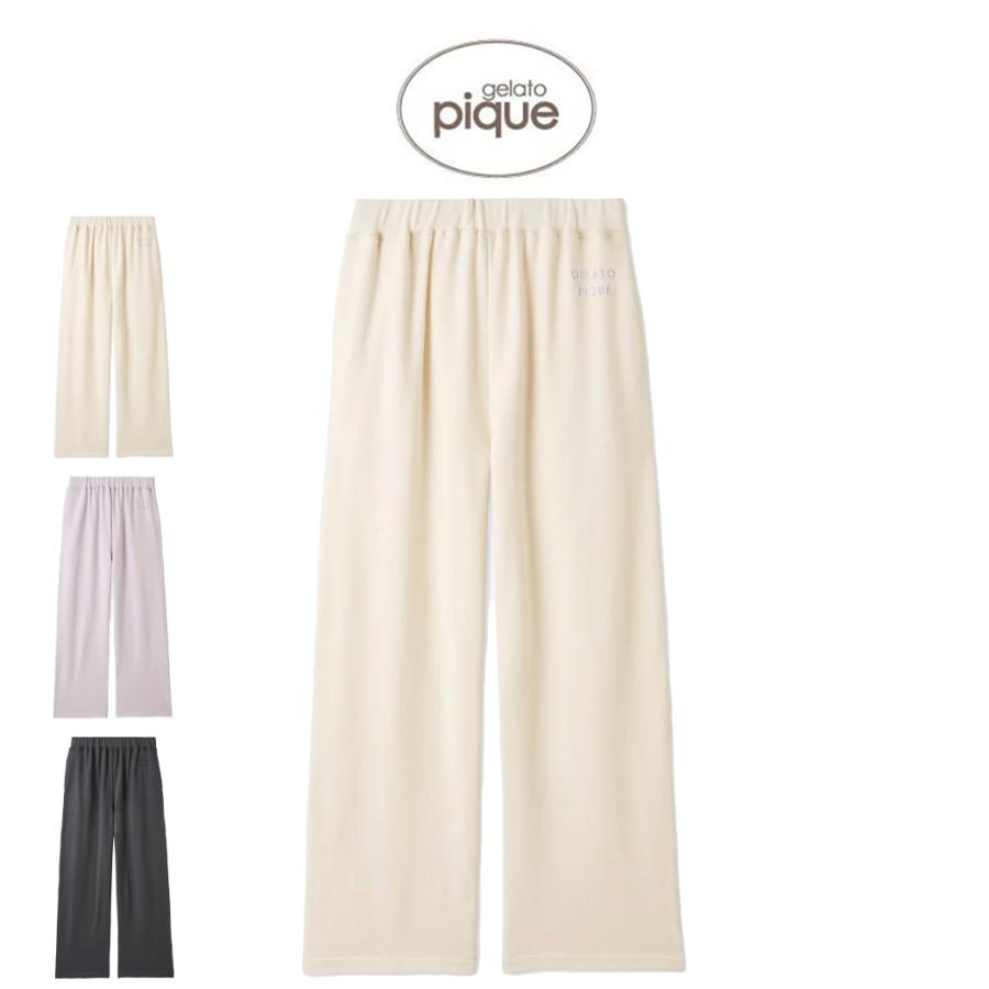 gelato pique ジェラートピケ ロゴ裏毛ロングパンツ pwcp251314