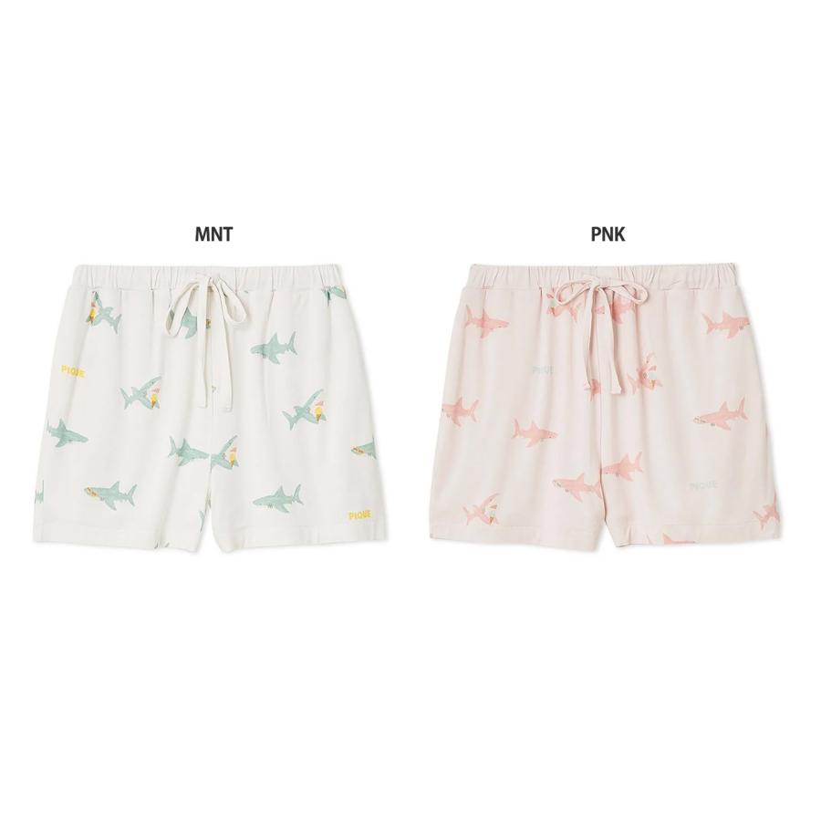 ジェラートピケ　shark柄Tシャツ&ショートパンツ gelato pique ジェラートピケ 接触冷感 SHARK柄ショートパンツ