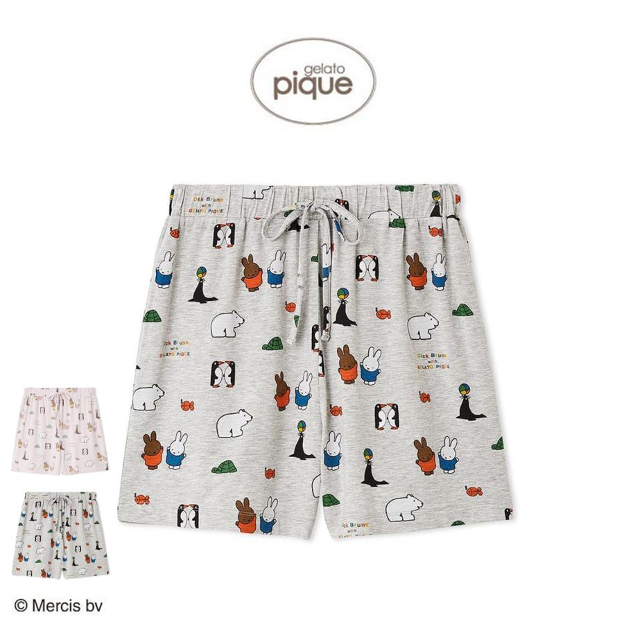 新品♡ジェラートピケ 【Dick Bruna】【接触冷感】上下セット gelato pique｜【Dick Bruna】【接触冷感】総柄ロングパンツ