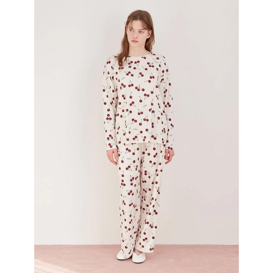 gelato pique（ジェラートピケ） チェリー柄ロングパンツ pwcp261255