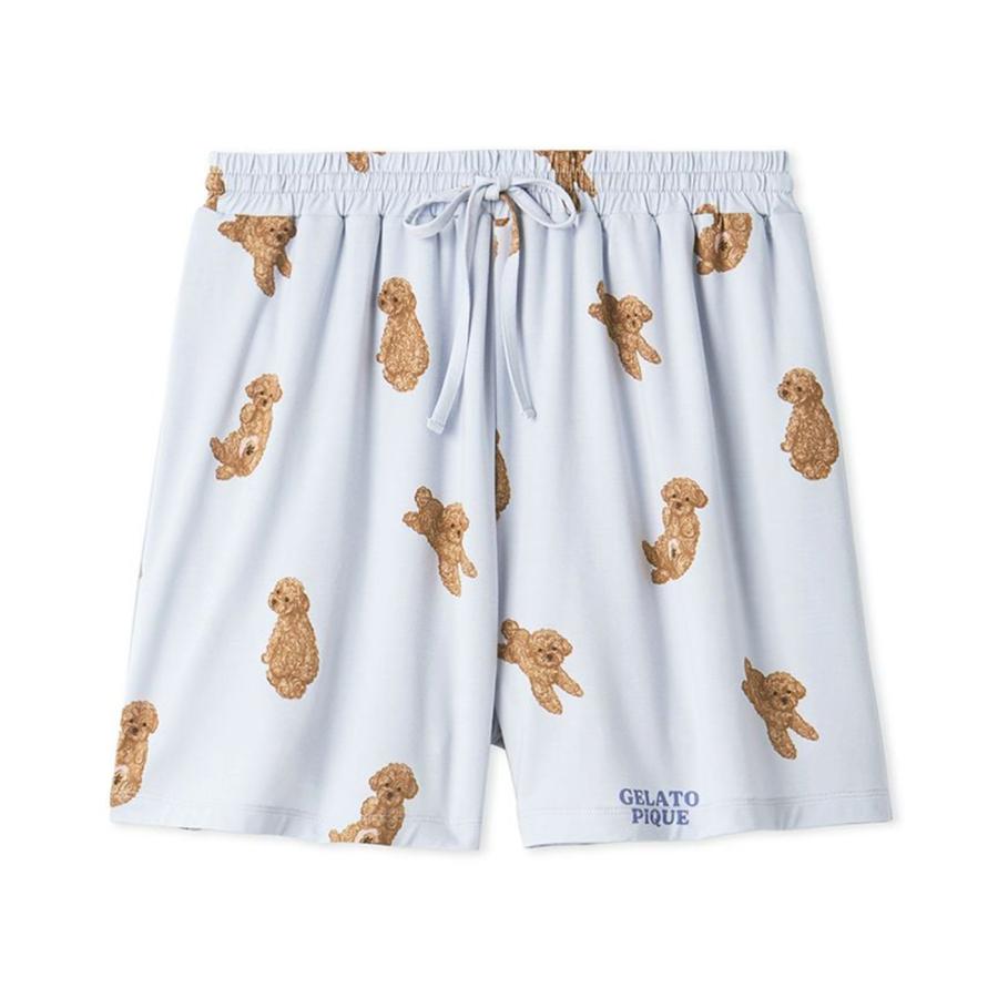gelato pique（ジェラートピケ） ドッグ柄ショートパンツ pwcp261259