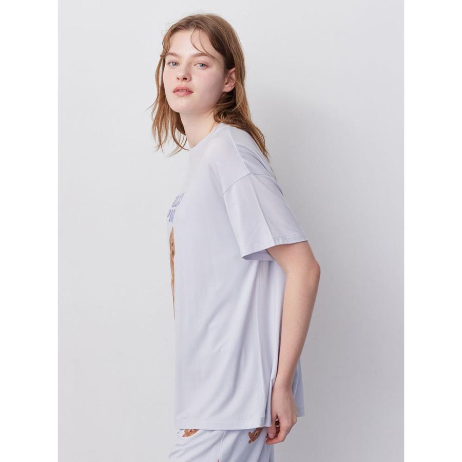 gelato pique（ジェラートピケ） ドッグワンポイントビッグTシャツ