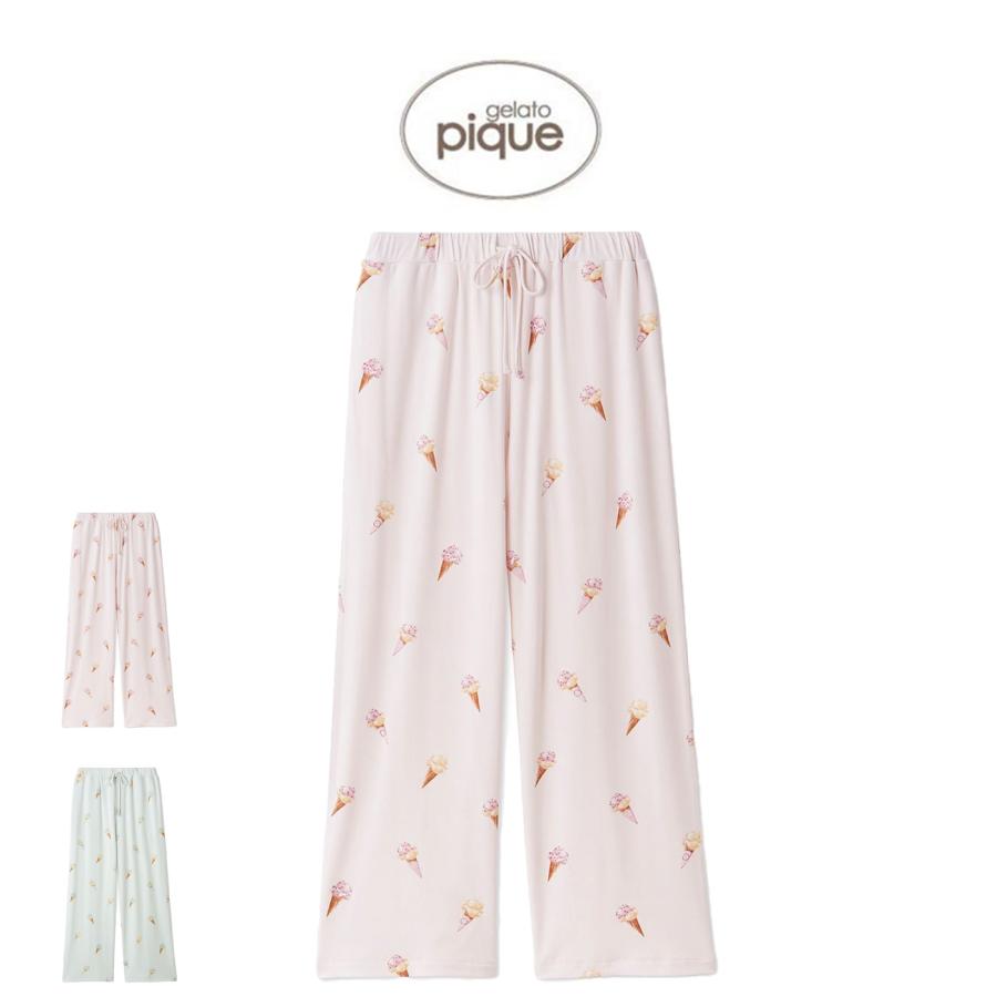 gelato pique（ジェラートピケ） アイス柄ロングパンツ pwcp261266