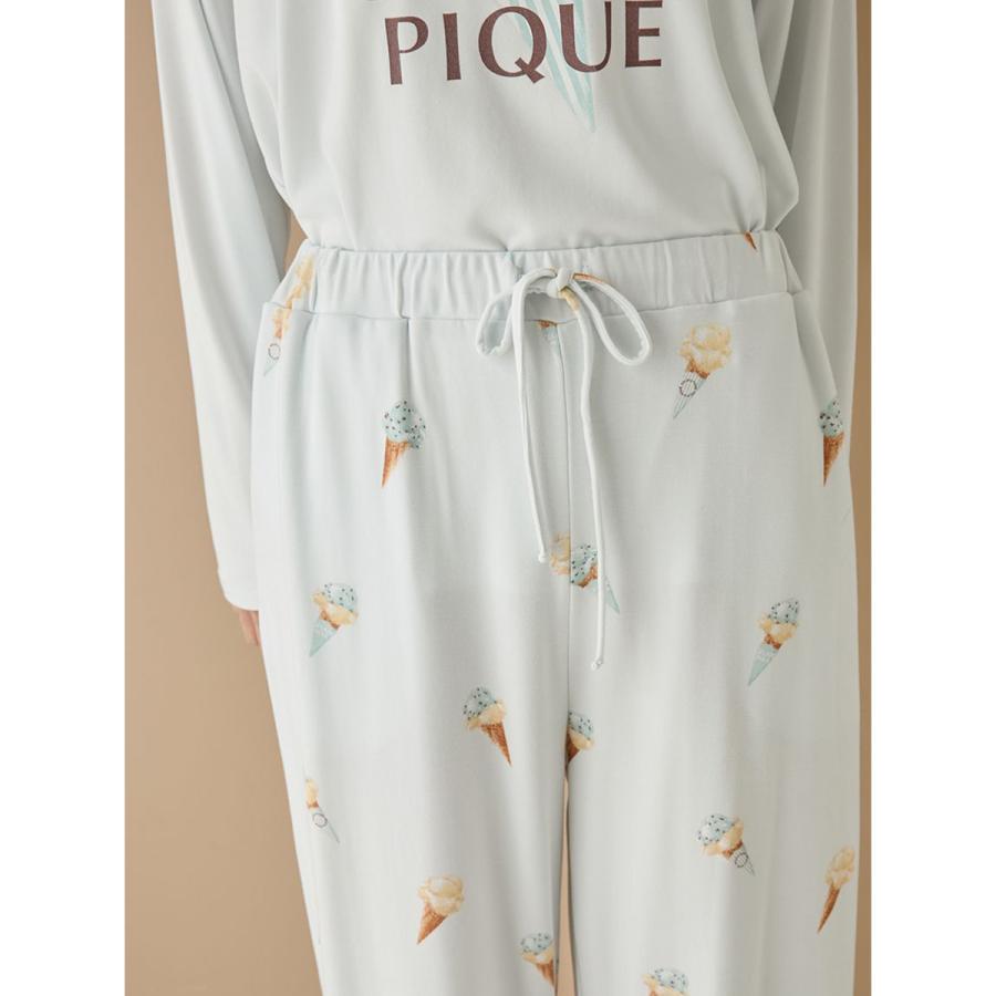 gelato pique（ジェラートピケ） アイス柄ロングパンツ pwcp261266