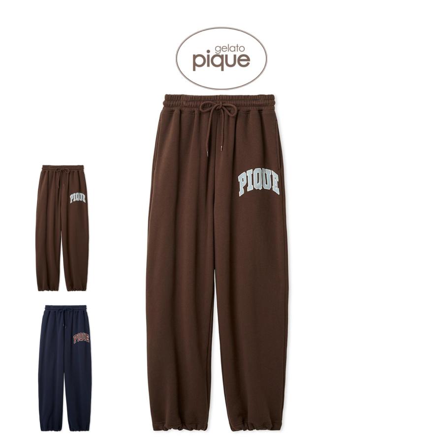 【新品未使用】gelato pique 裏毛ロングパンツ OWHT gelato pique（ジェラートピケ） パジャマ 「HOMME」裏毛ハートロゴ