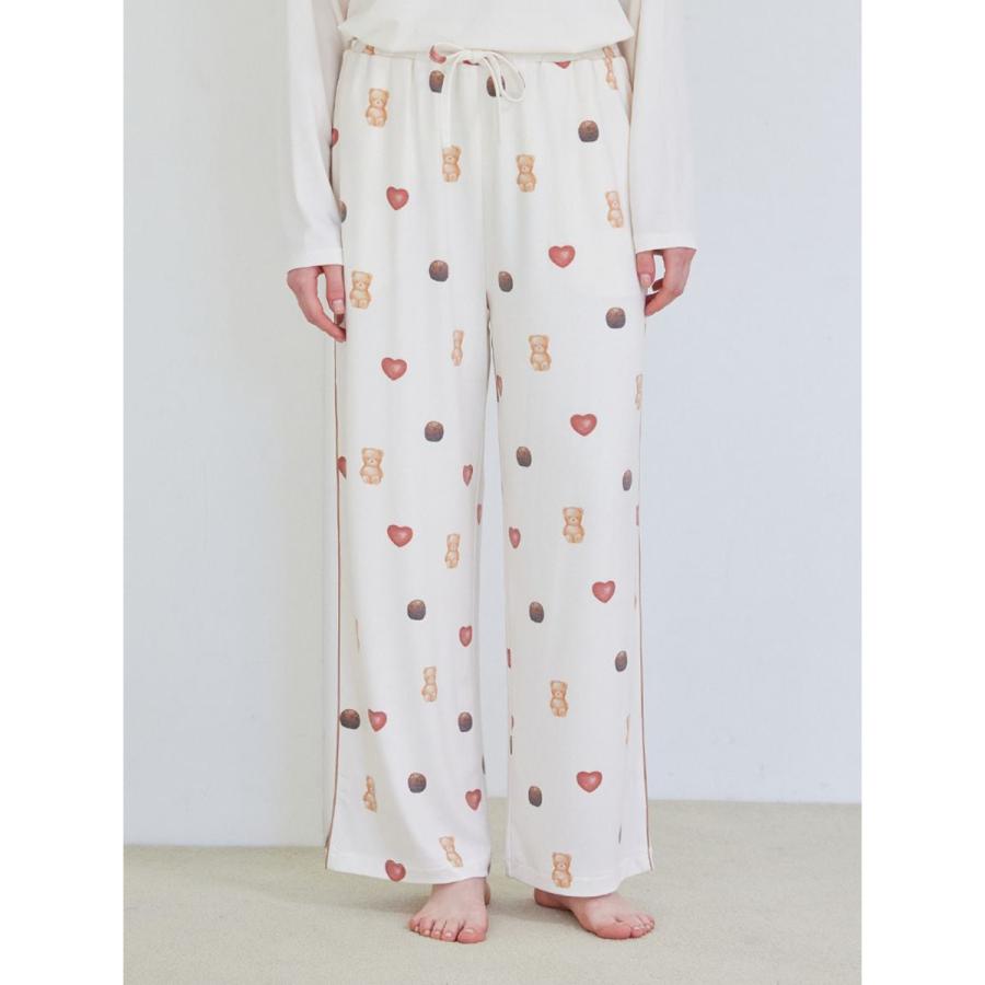 gelato pique（ジェラートピケ） gelato pique Valentine 総柄ロング