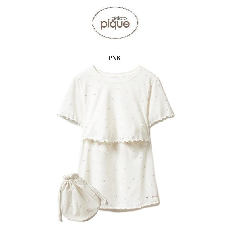 Gelato Pique ジェラートピケ 通販 チェリーモチーフマタニティ授乳tシャツ プルオーバー Pwct2212 春夏 ジェラピケ パジャマ プレゼント Iainlangsa Ac Id