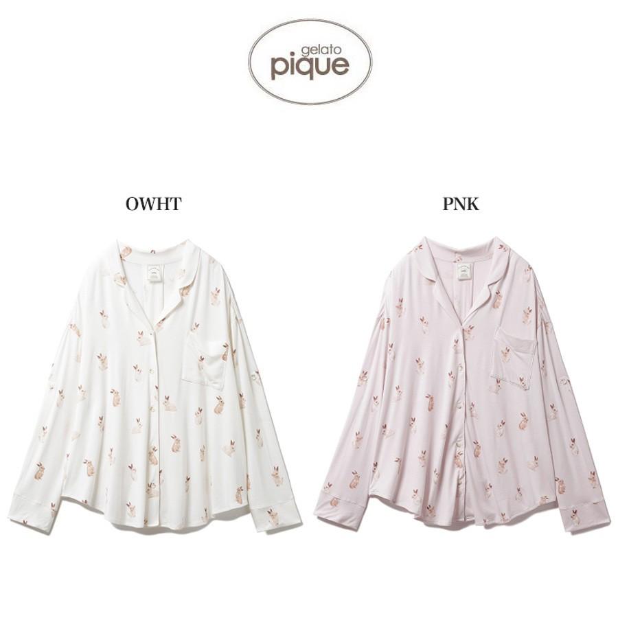 Gelato Pique ジェラートピケ ルームウェア 通販 ラビットモチーフシャツ Pwct 部屋着 Bunny パジャマ イースター ホワイトデー プレゼントにオススメ Pwct セレクトショップムー 通販 Yahoo ショッピング