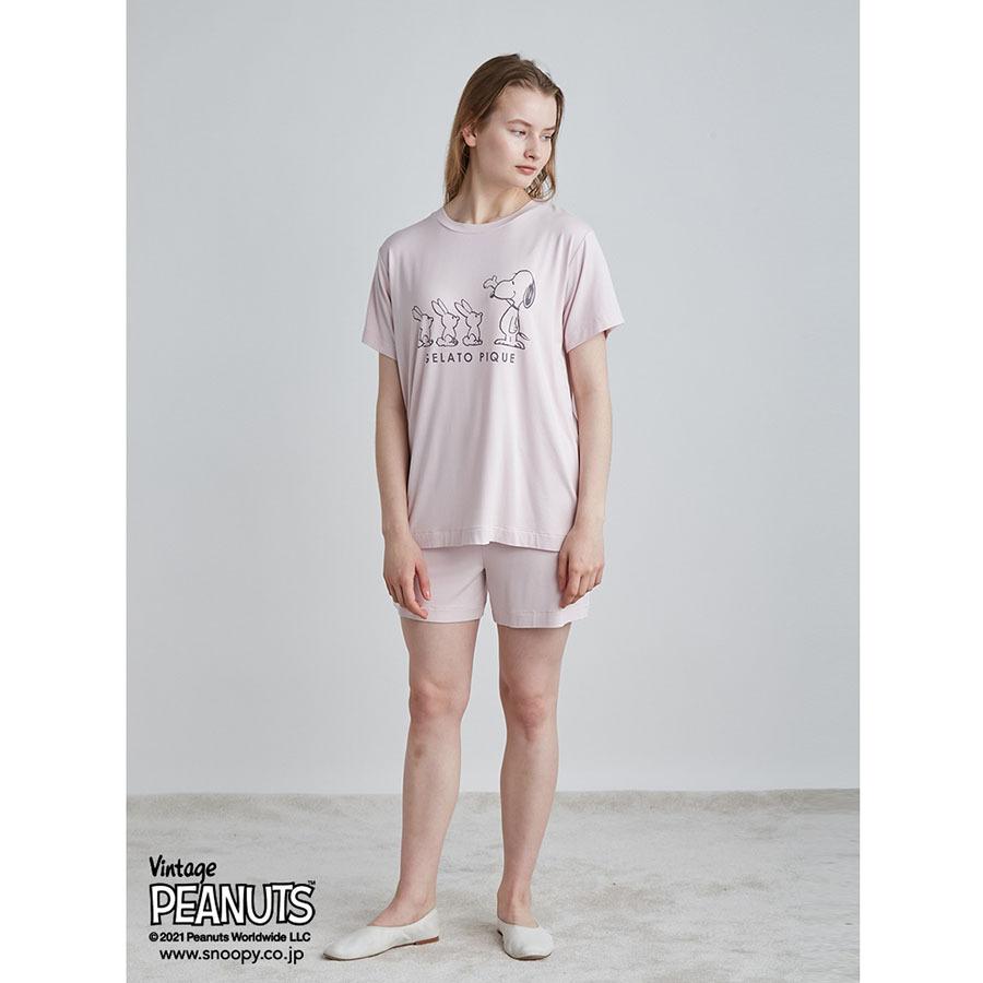 Gelato Pique ジェラートピケ 通販 Peanuts プリントtシャツ Pwct Snoopy スヌーピー コラボ トップス 部屋着 パジャマ ルームウェア Pwct セレクトショップムー ヤフー店 通販 Yahoo ショッピング