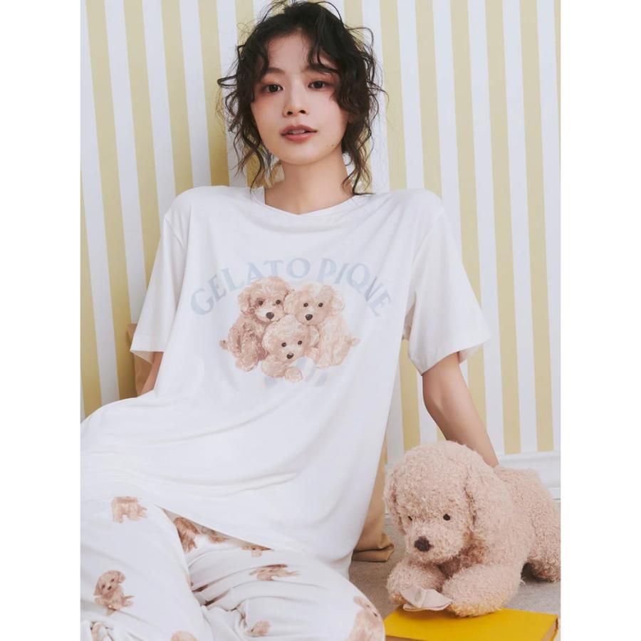 gelato pique ジェラートピケ トイプードルワンポイントTシャツ