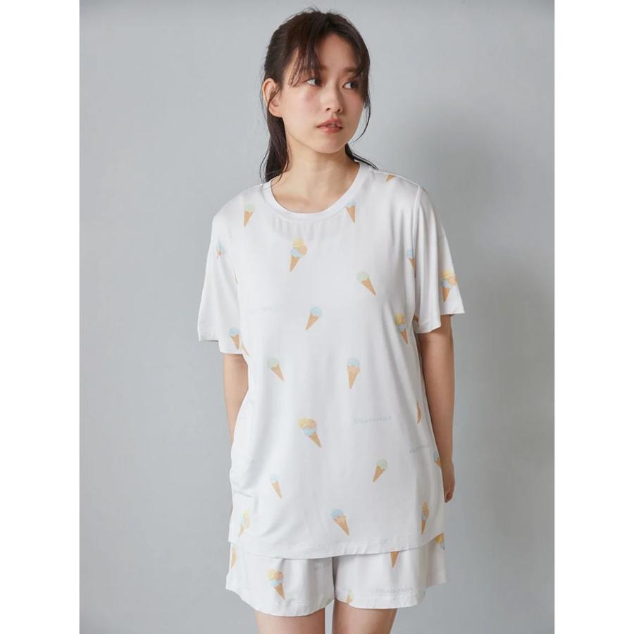gelato pique ジェラートピケ プレイフルアイス柄Tシャツ gelato pique ジェラートピケ プレイフルアイス柄Tシャツ