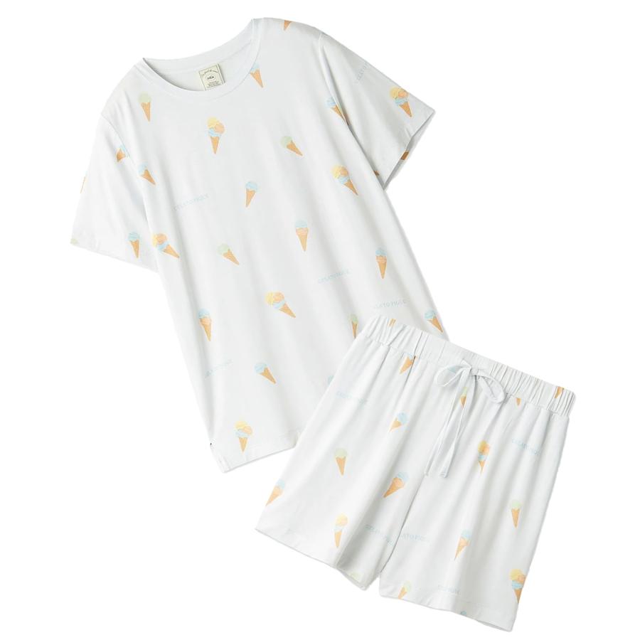 gelato pique ジェラートピケ プレイフルアイス柄Tシャツ gelato pique ジェラートピケ プレイフルアイス柄Tシャツ