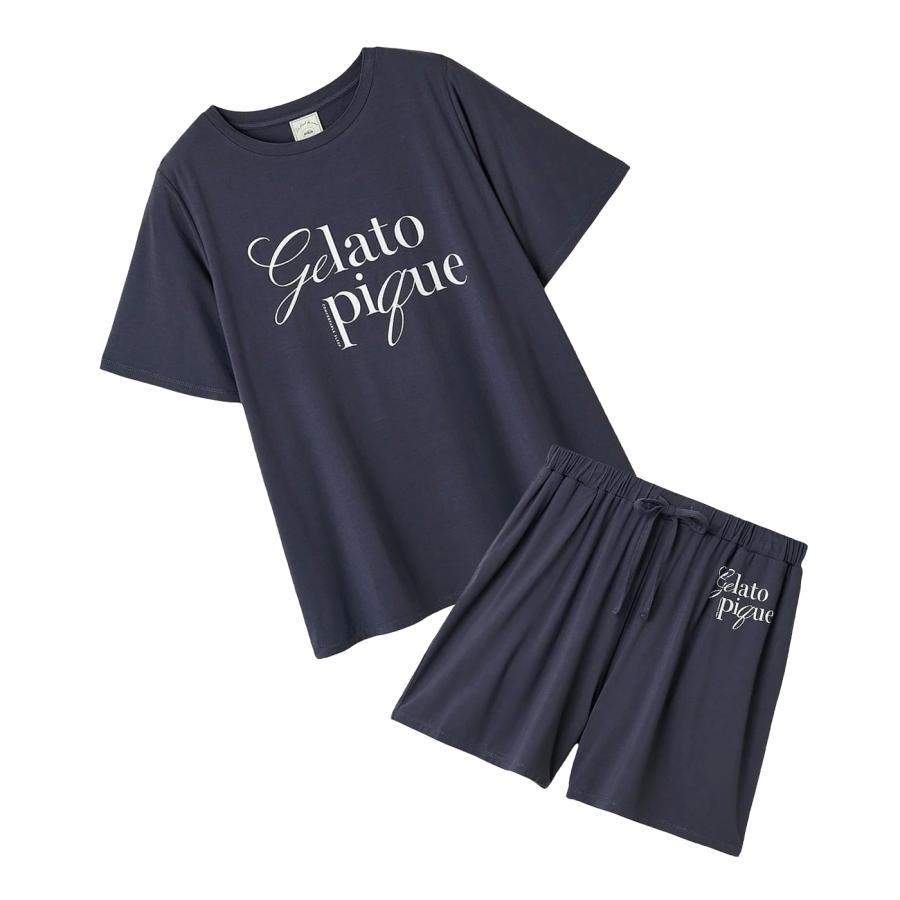 gelato pique ジェラートピケ 接触冷感 レーヨンロゴTシャツ gelato pique ジェラートピケ 接触冷感 レーヨンロゴTシャツ