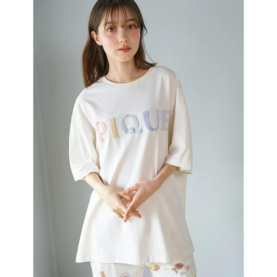 gelato pique ジェラートピケ ドーナツベアワンポイントTシャツ gelato pique ジェラートピケ ドーナツベアワンポイントTシャツ