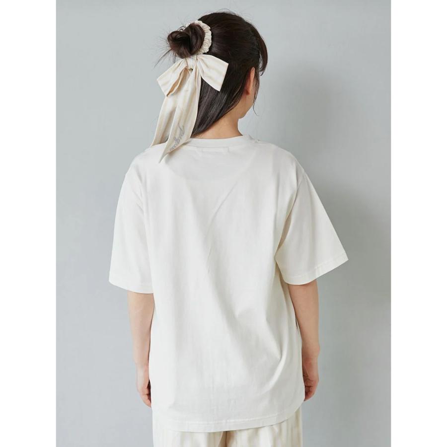 ハマ　ジェラピケ　半袖Tシャツ&ショートパンツセット 接触冷感】モチーフ4柄ワンポイントTシャツ&ショートパンツ