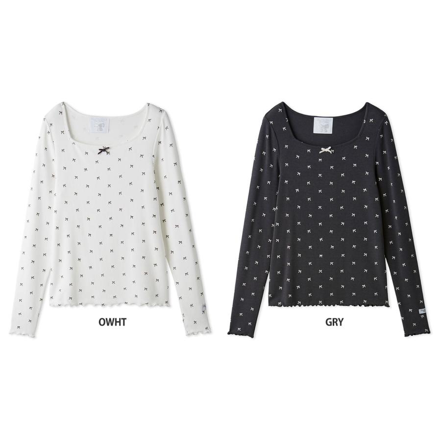 gelato pique ジェラートピケ HALLOWEEN 針抜きリボン柄プル